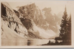 RPPC Postcard Moraine Bake Banff National Park Canada