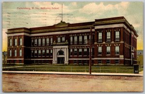 Parkersburg West Virginia 1909 Postcard McKinley School