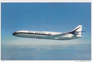 Air France, Caravelle Passenger Airplane, 1960s