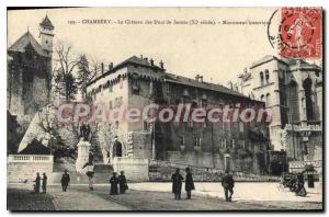 Old Postcard Chambery the castle of the Dukes of Savoy Xi century historic mo...