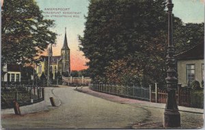 Netherlands Amersfoort Kruispunt Bergstraat Vintage Postcard 09.08