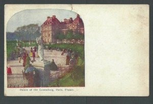 Ca 1895 Paris France Luxenburg Palace Posted In USA 1905 UDB