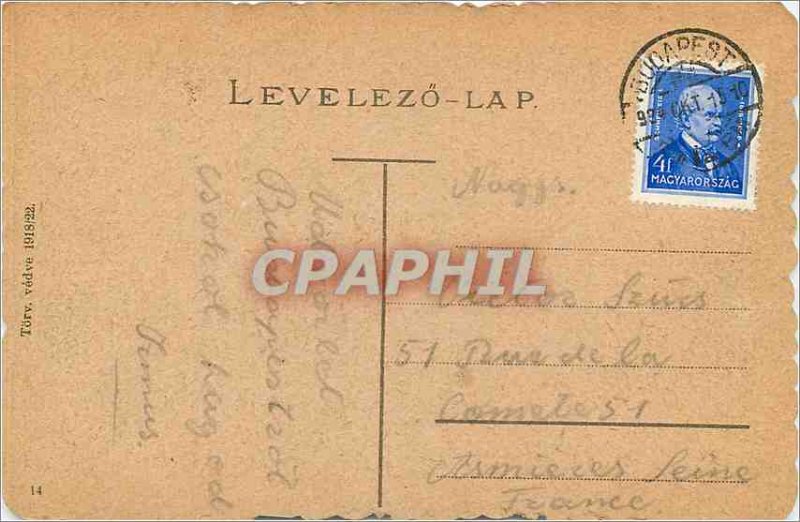 Old Postcard Budapest Szt Istvan azobra