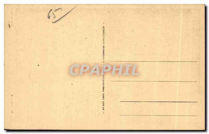 Postcard Old Gedre Old Tower