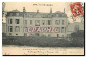 Old Postcard Epinay sous Senard Asylum Sainte Helene