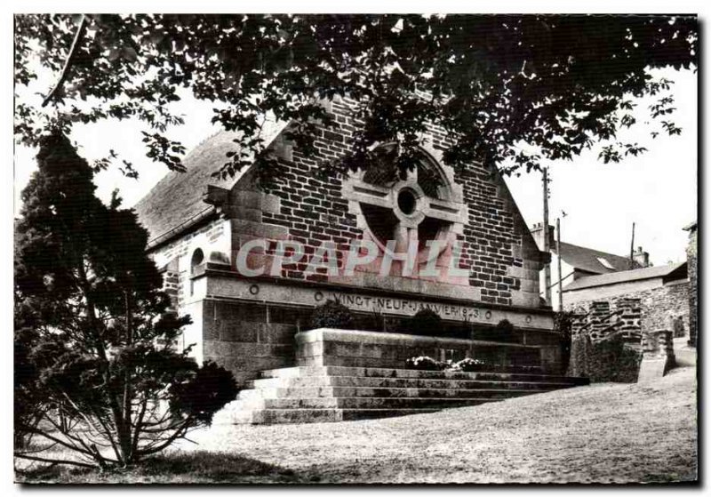 Modern Postcard Morlaix School of Our Lady of Lourdes Monument remembering th...