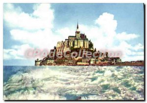 Postcard Modern LE MONT SAINT MICHEL ct South high tide