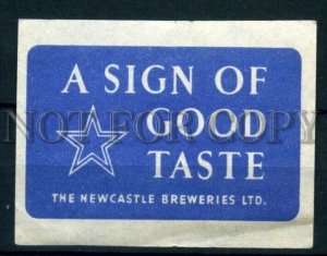 500571 Newcastle Breweries Vintage match label