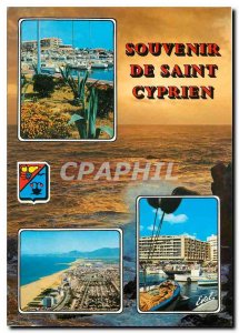 Postcard Modern Vermeille Cote Saint Cyprien (Pyrenees Orientales) Two aspect...