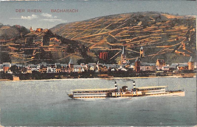 Bacharach Der Rhein Germany Unused 
