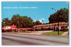 c1960's University Motel Roadside Tallahassee Florida FL Vintage Postcard 