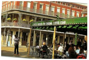 Du Orleans Monde New Cafe Postcard La Louisiana French Coffee Market Chrome 