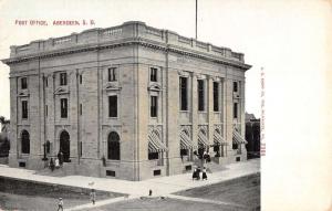 Aberdeen South Dakota Post Office Exterior Street View Antique Postcard K26258