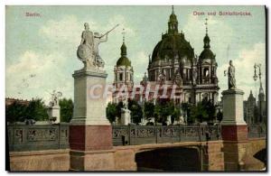 Postcard Old Berlin Dom Und Schlossbrucke
