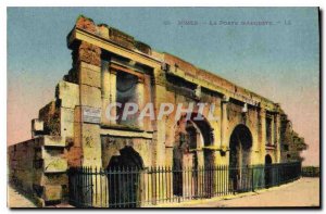 Postcard Old Nimes La Porte Auguste