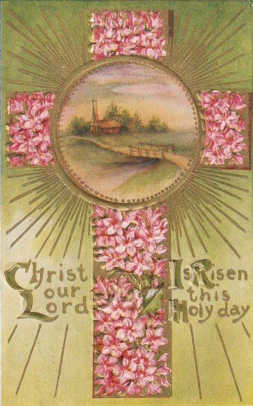 Easter Greetings Nice lot of five (5) old vintage American Easter Postcards.