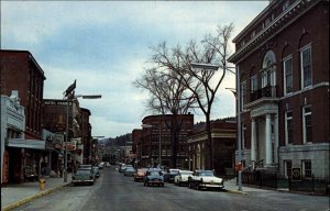 Rumford Maine ME Business District 1960s Street Scene Vintage Postcard