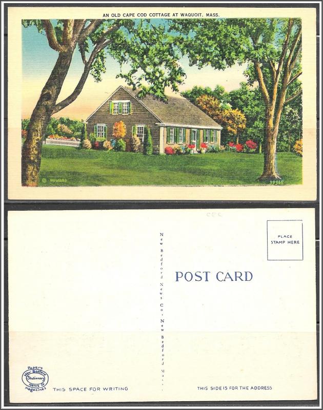 Massachusetts, Waquoit Old Cape Cod Cottage - [MA-548]