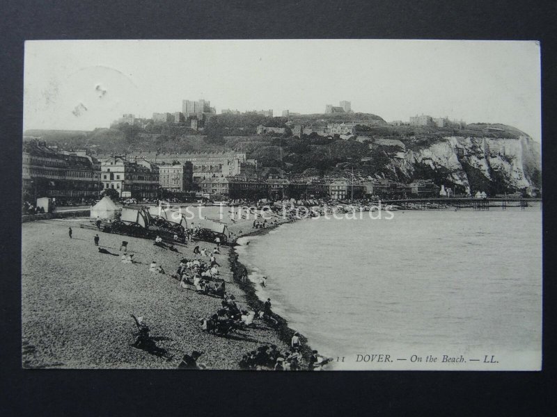 Kent DOVER On the Beach c1907 Postcard by LL. No.11