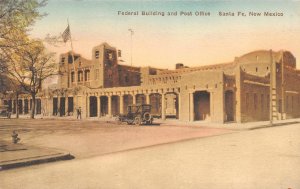 Federal Building & Post Office, Santa Fe, New Mexico Albertype Vintage Postcard