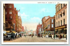 Albany New York~North Pearl Street~Woolworth Store~Babbitt & Co~Holly's~1920s