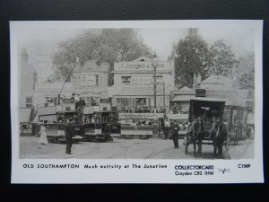 Southampton THE JUNCTION J Johns  & Son Chemist Old RP Postcard by Pamlin Repro