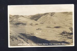 RPPC GRANGEVILLE IDAHO WHITE BIRD HILL VINTAGE REAL PHOTO POSTCARD