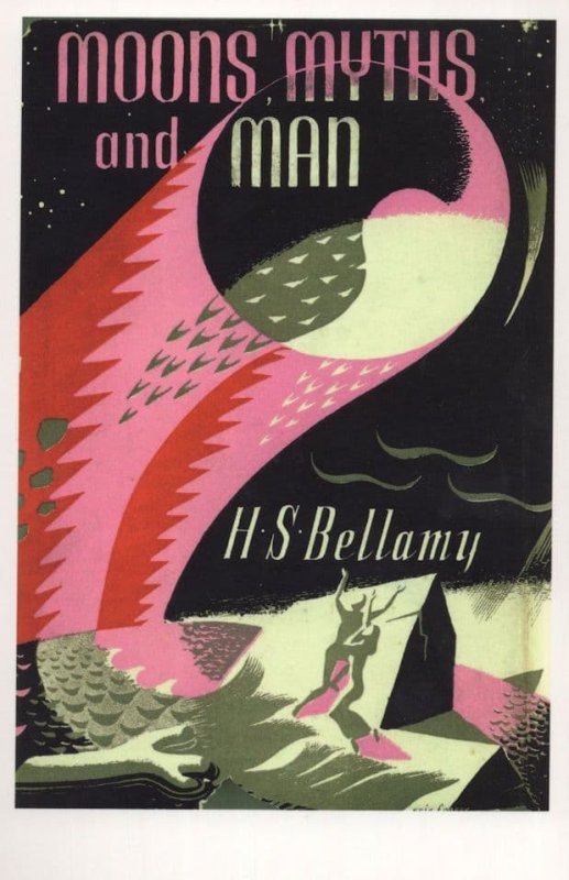 Moons Myths & Man HS Bellamy 1936 Book Postcard