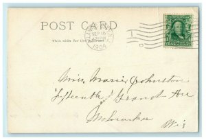 1904 The Chalfonte Hotel Atlantic City New Jersey NJ Posted Antique Postcard 