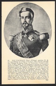 FAMOUS HISTORICAL PERSON Duc D'Aumale Unused c1910s