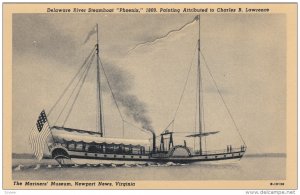 NEWPORT NEWS, Virginia, 1900-1910´s; The Mariners´ Museum, Delaware River S...