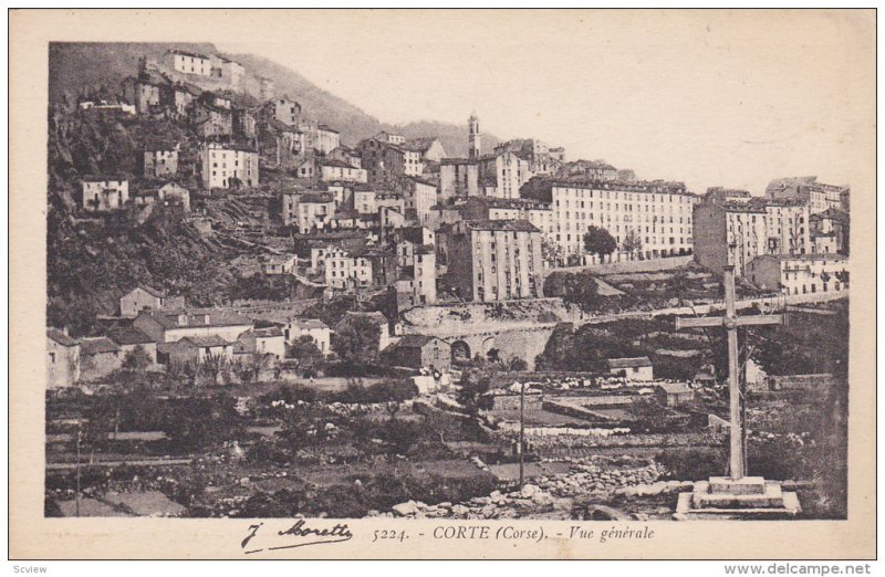 Vue Generale, CORTE (Haute Corse), France, 1900-1910s