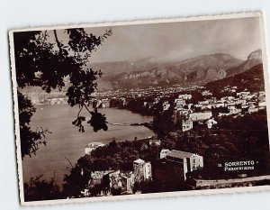 Postcard Panorama of Sorrento Town in Italy