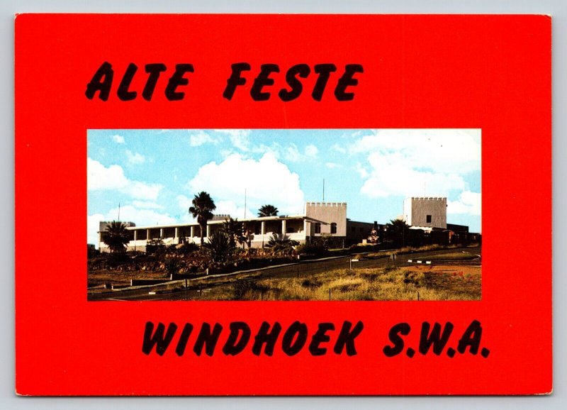 National Monument Old Fortress Windhoek S.W.A. 4x6 Vintage Postcard 0393