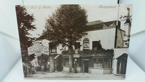 Vintage Repro Postcard Hampstead London The old Bull and Bush  c1905