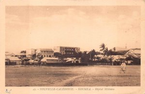 MILITARY HOSPITAL NOUMEA NEW CALEDONIA OCEANIA POSTCARD (c. 1936)