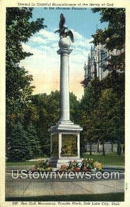 Sea Gull Monument, Temple Grounds - Salt Lake City, Utah UT  