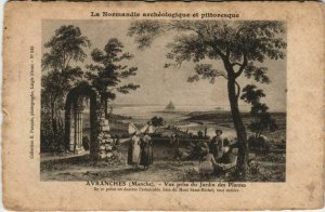 CPA AVRANCHES Vue prise du Jardin des Plantes (149303)