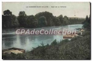 Postcard Old La Varenne Saint Hilaire Quai de la Varenne