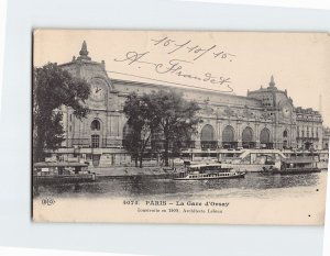 Postcard La Gare d Orsay Paris France