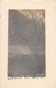 D17/ Strobel Ohio Postcard Real Photo RPPC 1909 Linville Oil Well Lawrence Co