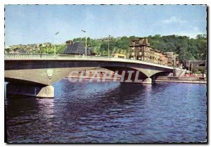 Modern Postcard Liege Meuse and Maghin bridge