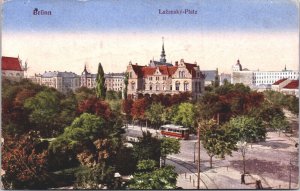 Czech Republic Brünn Lazansky Platz Brno Vintage Postcard 03.77