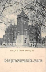 First ME Church Fairbury, IL, USA 1908 