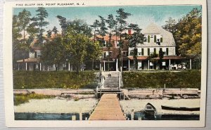 Vintage Postcard 1915-1930 Pine Bluff Inn Point Pleasant New Jersey