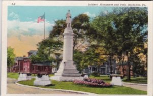 Pennsylvania Rochester Soldiers' Monument and Park Curteich