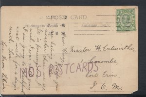 Family History Postcard - Entwistle - 1 Seacombe, Port Erin, Isle of Man RF4048