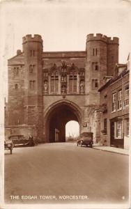 uk22267 edgar tower worcester real photo  uk