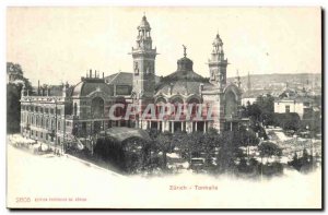 Switzerland Old Postcard Zurich Tonhalle