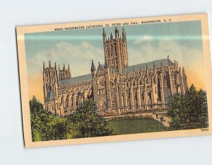 Postcard Washington Cathedral St. Peter & Paul Washington DC USA